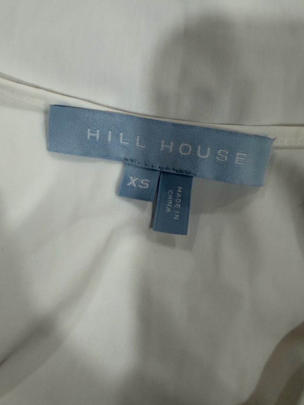 Hill House White Nylon & Elastane Adjustable Strap Sleeveless The Slip Dress XS - Picture 5 of 6